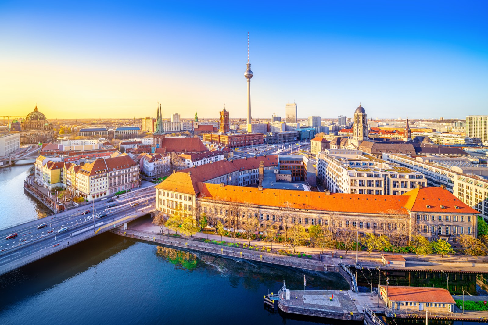 Stadtansicht von Berlin.